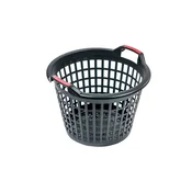 slomart Luknjičast koš za odpadke Eco 25 l, črn