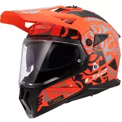 Enduro motociklistička kaciga LS2 MX702 Pioneer II Rangi narančasta