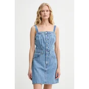 Haljina Levis ICONIC BUTTON THRU DRESS mini, uski kroj, 001WE