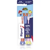 Otroška zobna ščetka Kids Ultra Soft 3 kos