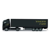 Bburago 1:43 Volvo FH16 Globetrotter 750 XXL/Trailer - Volvo FH16