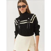 Bianco Lucci Pulover Pullover črna/bela