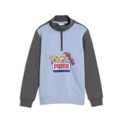 PUMA x TRANSFORMERS Graphic Half-Zip Sweatshirt Kids, Collections, Light Gray Heather, 5-6Y