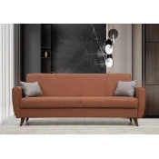 Atelier del Sofa Trosed na razvlacenje Zaden 207x86x77cm Bronzani