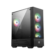 MSI Gaming kucište MAG FORGE 112R, Midi Tower, Bez napajanja, Crno