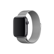 FixPremium - Milanese Loop pašček za Apple Watch (38, 40 in 41mm), srebrn