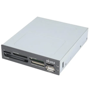 Citac kartica 3.5 Akasa AK-ICR-07 Internal 6-Port Card Reader - black