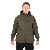 Fox Collection Sherpa Jacket Green Black M