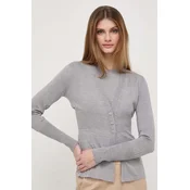 Kratka majica in volnena jopica Max Mara Leisure