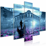 Slika - Magic Venice (5 Parts) Wide Blue 100x50