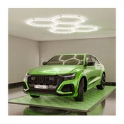 LED prigušiva plafonska svetiljka HEXAGON LED/240W/85-265V 5000K CRI 90 IP54 bela