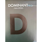 DOMINANT PRO STRUNA ZA VIOLINO D DP03A MEDIUM/SILVER