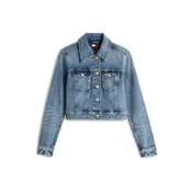 Tommy Jeans Prehodna jakna VIVIANNE moder denim