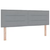 Uzglavlje Svijetlo siva 144 cm tkanina