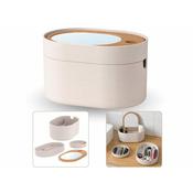 IKEA SAXBORGA Plastična škatla z ogledalnim pokrovom IKEA