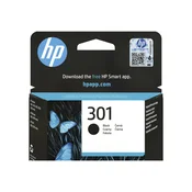 HP 301 originalna črna kartuša s črnilom