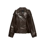 Pull&Bear Prehodna jakna čokolada