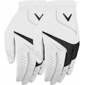 Callaway Weather Spann 2-Pack 23 moška rokavica za golf White RH XL