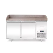 Pizza hladilna miza z granitno delovno ploščo, 2 vrati, Arktic, 250 l, granit, 230 V/250 W, 800x1510x(V)1050 mm