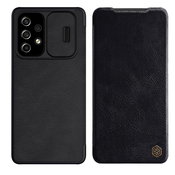 Nillkin Qin Pro usnjena torbica za Samsung Galaxy A53 5G, črna