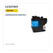 Kompatibilna kartuša za Brother LC527XLY za MFC-J6760DW, MFC-J6960DW, MFC-J6975DW, MFC-J6977DW – rumena