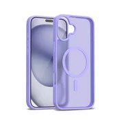 ETUI CRONG Hybrid Matte Magnetic ovitek za iPhone 17 (lavendrski)