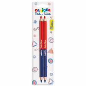 Red &amp, Blue Maxi 2-delni set modro-rdečih svinčnikov z dvema konicama - Carioca