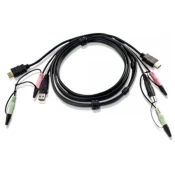 Aten 2L-7D02UH KVM kabel črne barve 1,8 m