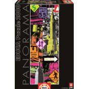 Puzzle Panorama New York Pop Art Educa 2000 dijelova