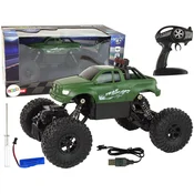 slomart Zdaljinsko vodeno vozilo LEAN TOYS R/C 1:18 zelene barve