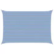 Jedrilica za suncevu sjenu Plava i bijela 4 x 5 m HDPE