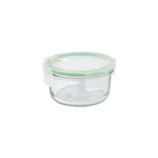 Round food storage container, Air Type range, 400 ml, made from glas