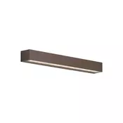 Industrijska zunanja stenska svetilka rjave barve 55 cm vklj. LED IP65 - Hannah