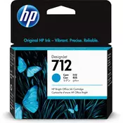 HP 712 29-ml Cyan DesignJet Ink Cartridge (3ED67A)