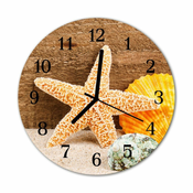 tulup.si Steklena okrogla ura Starfish fi 30 cm