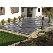 CF. Group Rolo pokrivalo STD pravokotno, 800 x 400 cm - antracit - Zunanje mere: 850 x 450 cm