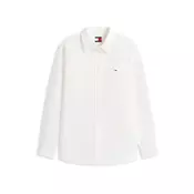 Tommy Jeans Srajca DW0DW22209 Bela Relaxed Fit