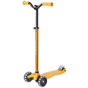 Micro MAXI DELUX PRO Deciji trotinet, LED, Sunburst Yellow