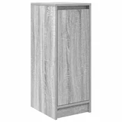Vidaxl Omarica za čevlje siva sonoma 29,5x34x76 cm inženirski les