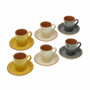 Set Šalica za Kavu Versa Corin Keramika (6 Dijelovi)