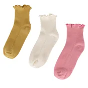 JENNY Kratke nogavice 7KB-003-SS25 (3-pack) Rumena