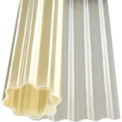 Valovita poliestrska plošča 76/18 Naravna 250 cm x 500 cm