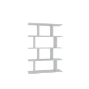 Hanah Home Harmon White Polica za knjige 90x25x127.4cm, Bela