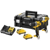 DEWALT Set akumulatorskog alata bušilica DCD701 + udarni odvrtac DCF801 2x3 Ah DCK2110L2T