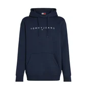 Tommy Jeans Majica temno modra/bela