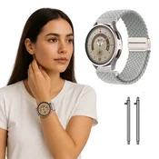 Samsung Galaxy Watch 3 45mm siv pleten pašček 22mm BARVE