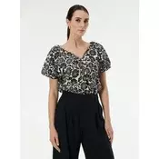 Črna vzorčasta ženska bluza ORSAY