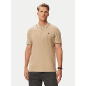 Beverly Hills Polo Club Polo majica P-SS26M-P42561 Bež Regular Fit