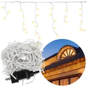 sarcia.eu Čarobna LED svetlobna zavesa, božična girlanda 5,2m 150 LED, TOPLA BELA