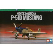 Tamiya maketa-miniatura P-51D MUSTANG • maketa-miniatura 1:72 starodobna letala • Level 3